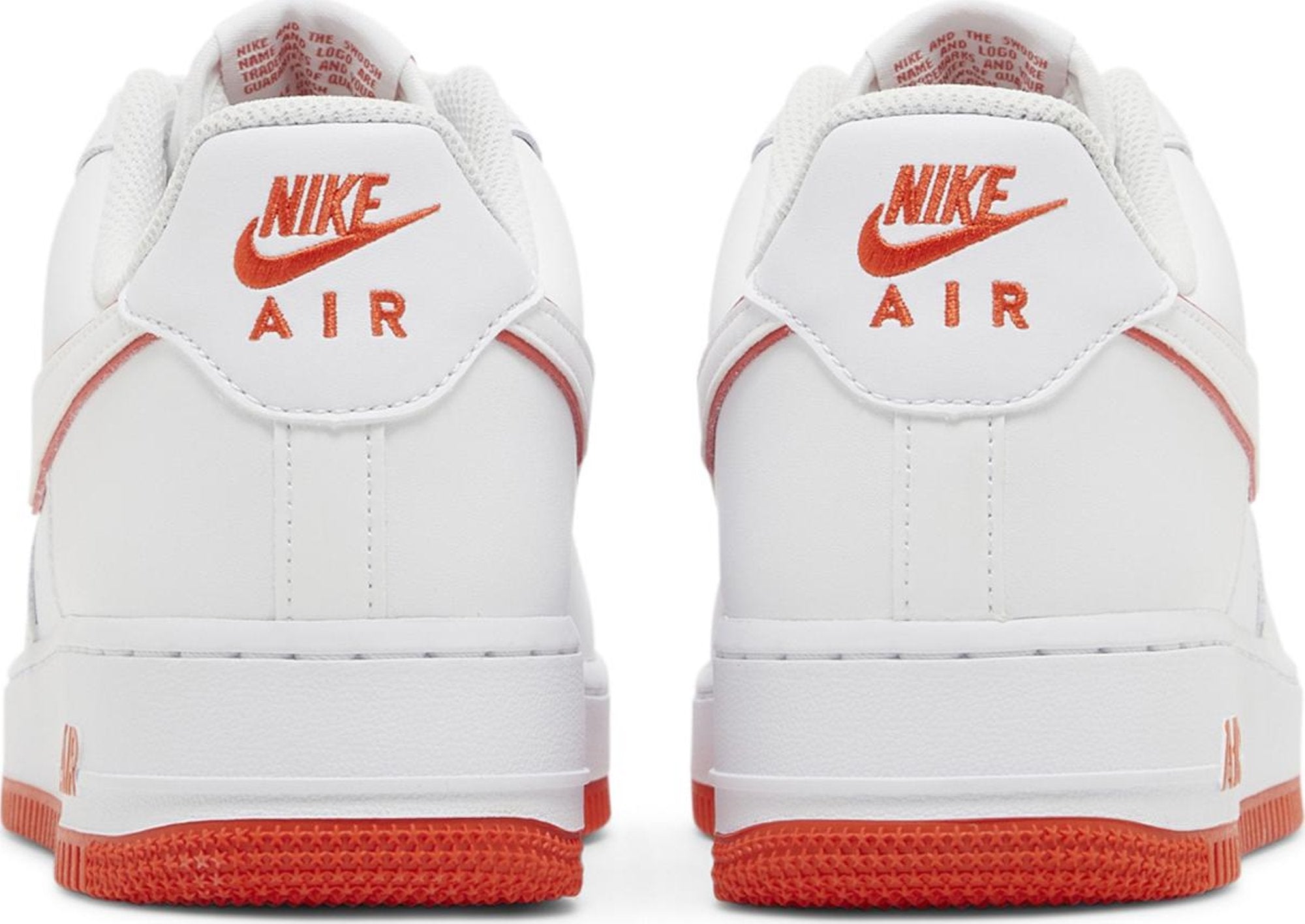 [DV0788-102] Mens Nike AIR FORCE 1 LOW '07 'WHITE PICANTE RED'