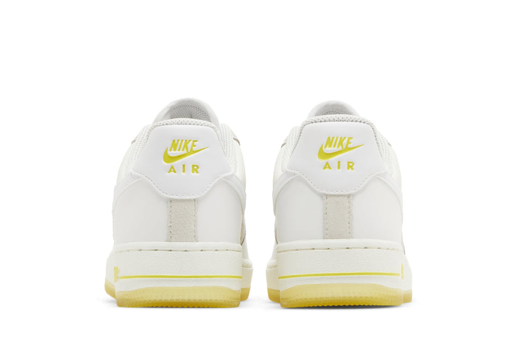 [FQ0709-100] Womens NIKE WOMEN'S AIR FORCE 1 LOW '07 'UV REACTIVE PATCHWORK WHITE MULTICOLOR YELLOW'