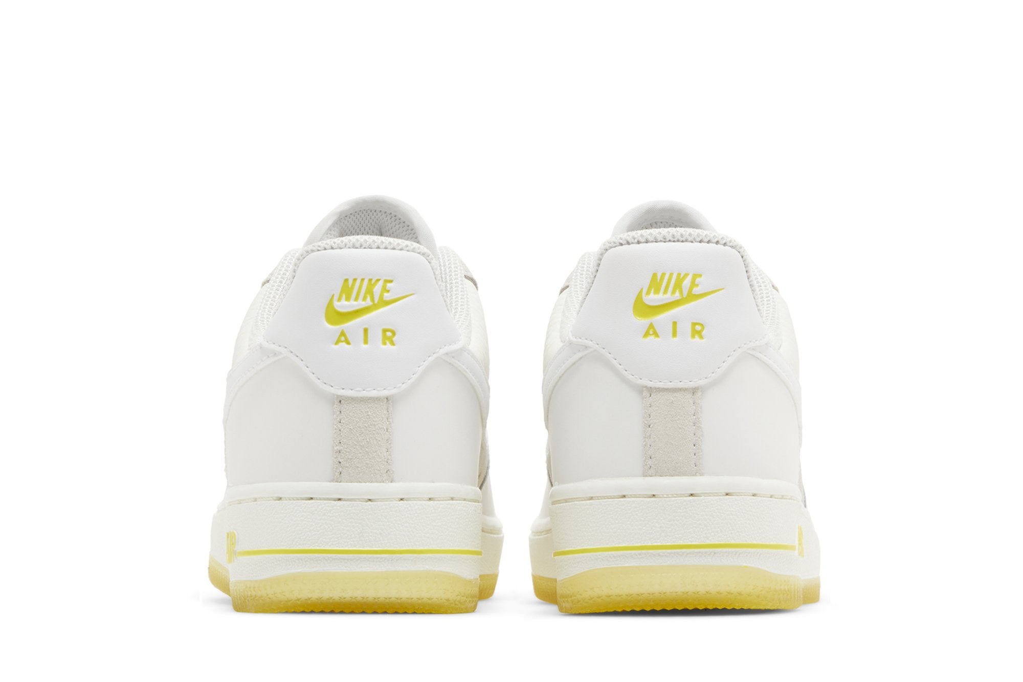 [FQ0709-100] Womens NIKE WOMEN'S AIR FORCE 1 LOW '07 'UV REACTIVE PATCHWORK WHITE MULTICOLOR YELLOW'