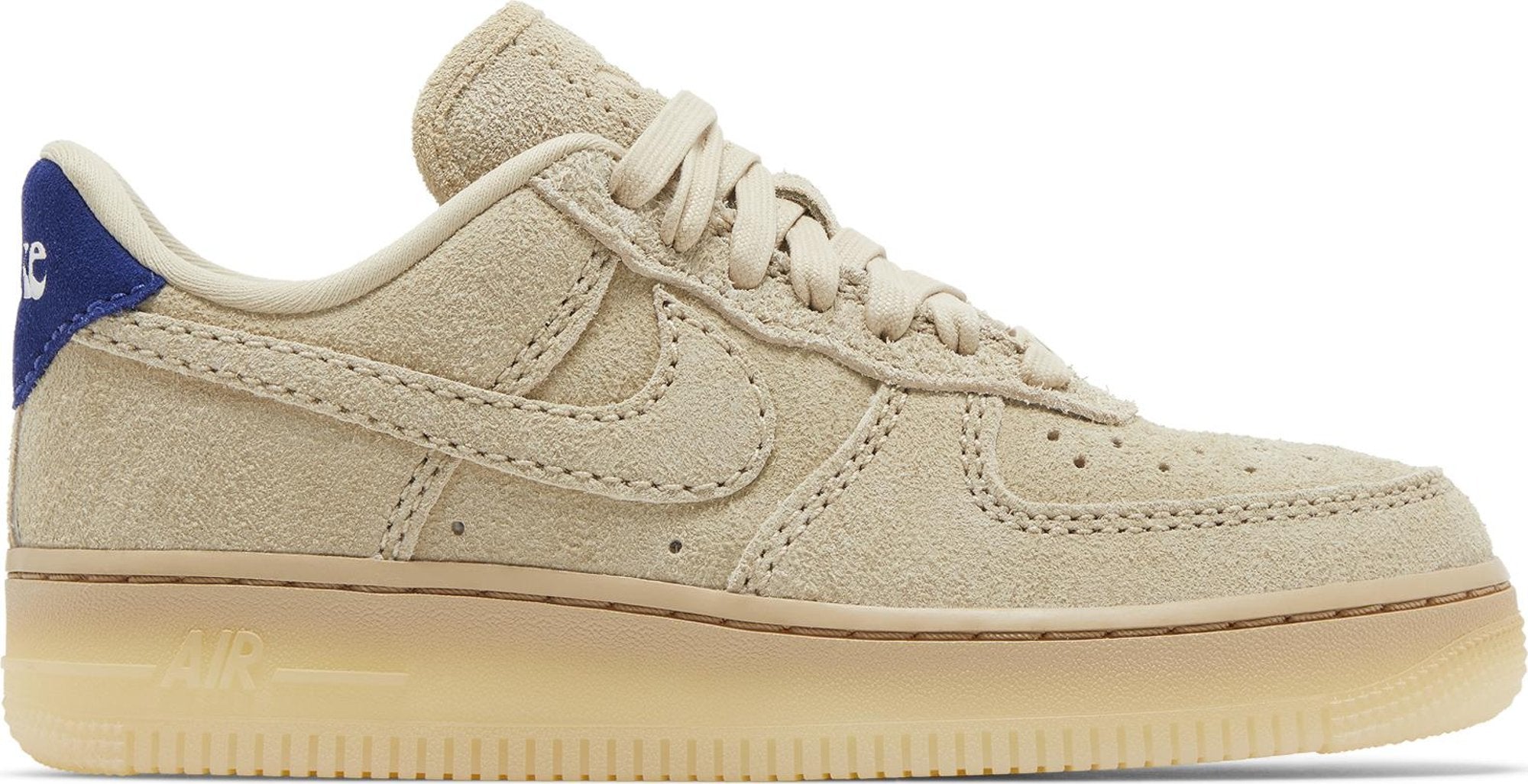 [FN7202-224] Womens Nike AIR FORCE 1 LOW '07 LX 'GRAIN DEEP ROYAL BLUE'