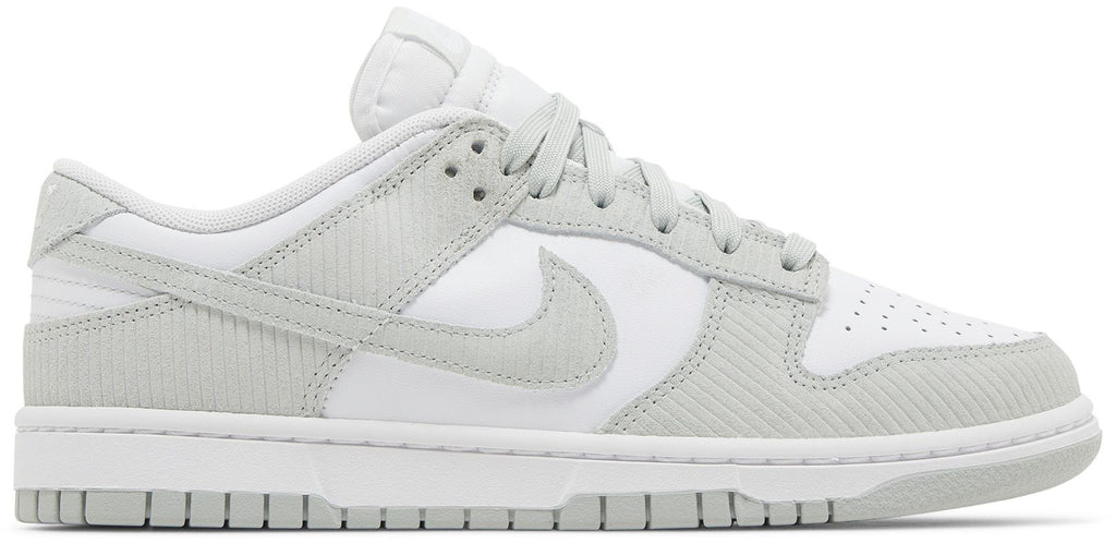 [FN7658-100] WOMENS NIKE DUNK LOW 'LIGHT SILVER CORDUROY'