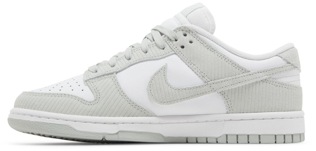 [FN7658-100] WOMENS NIKE DUNK LOW 'LIGHT SILVER CORDUROY'