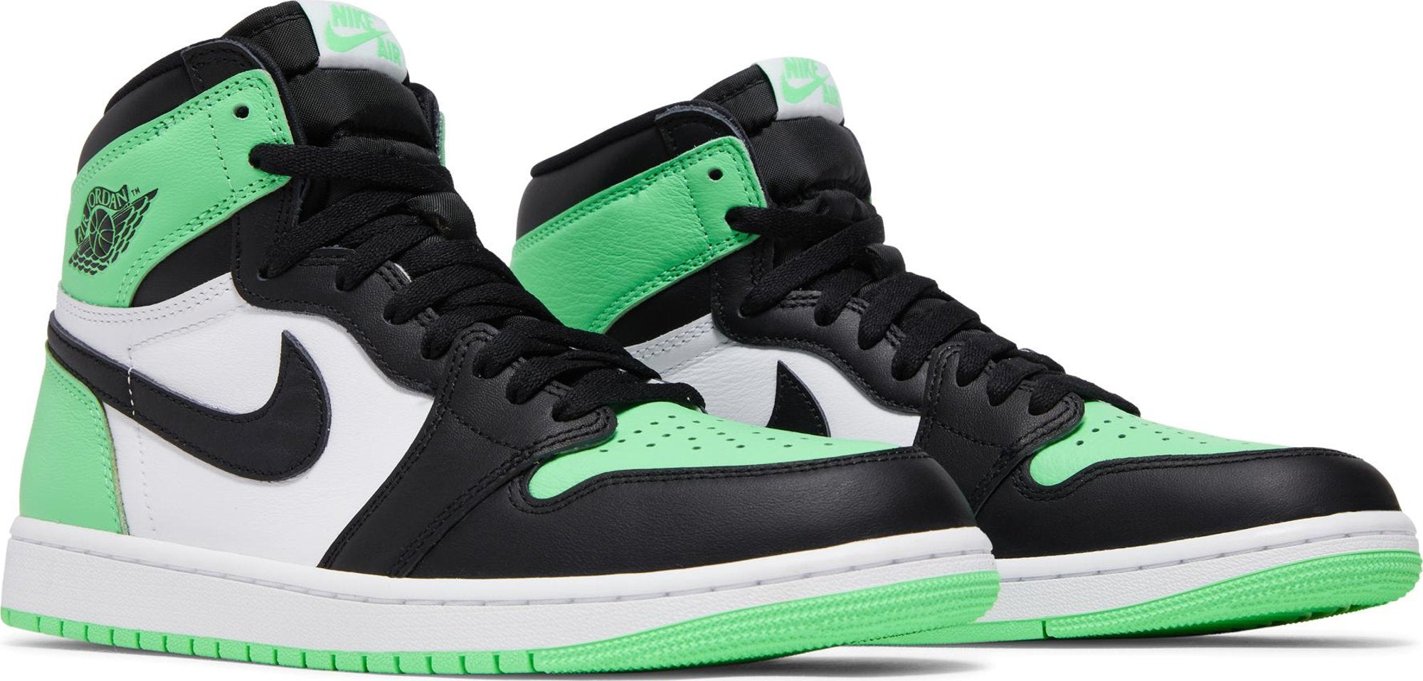 [DZ5485-130] Mens Air Jordan Retro 1 High OG 'Green Glow'