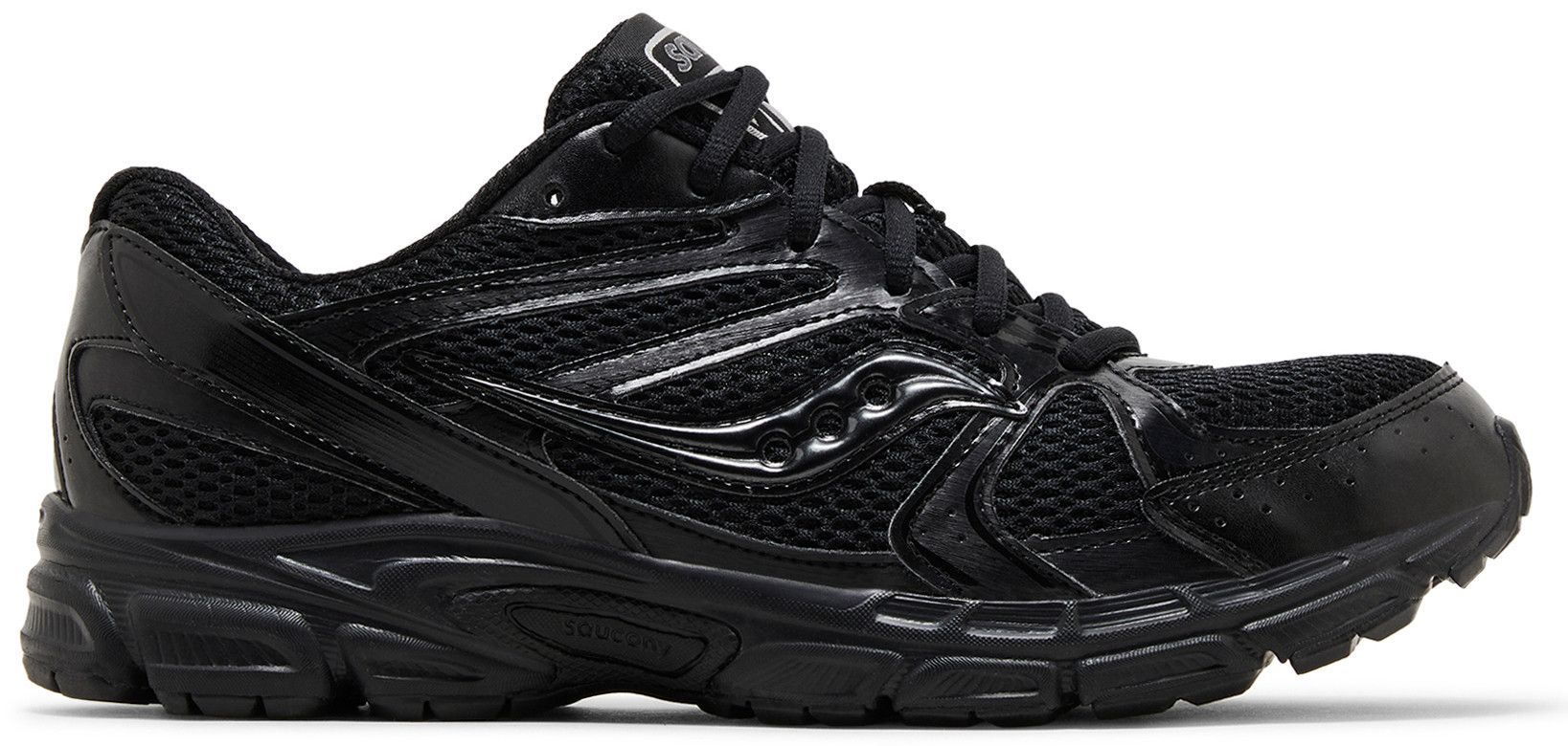 [S70812-3] MENS SAUCONY GRID RIDE MILLENNIUM 'TRIPLE BLACK'