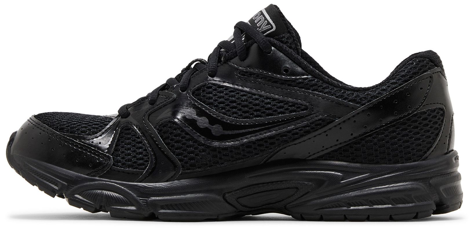 [S70812-3] MENS SAUCONY GRID RIDE MILLENNIUM 'TRIPLE BLACK'