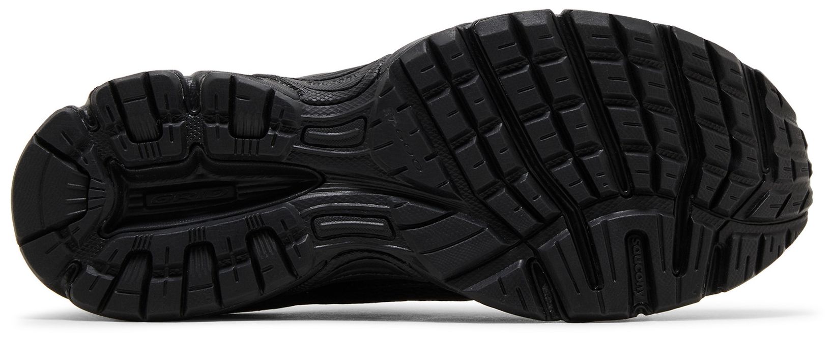 [S70812-3] MENS SAUCONY GRID RIDE MILLENNIUM 'TRIPLE BLACK'