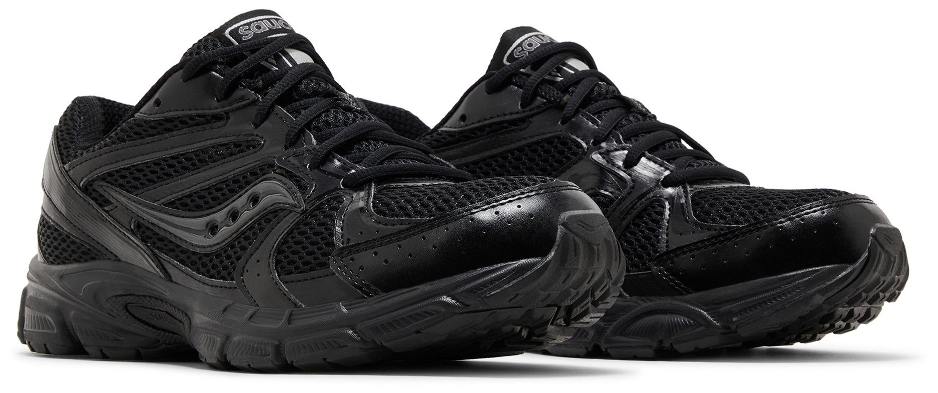 [S70812-3] MENS SAUCONY GRID RIDE MILLENNIUM 'TRIPLE BLACK'