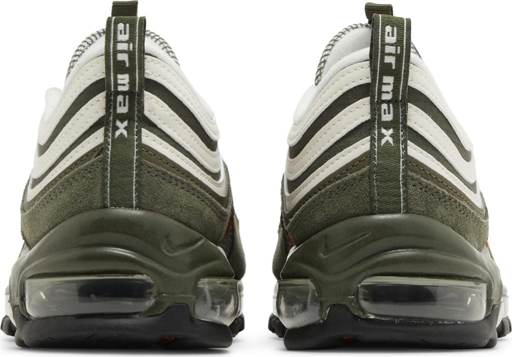 [FB9619-001] Mens Nike AIR MAX 97 SE 'CARGO KHAKI RUGGED ORANGE'