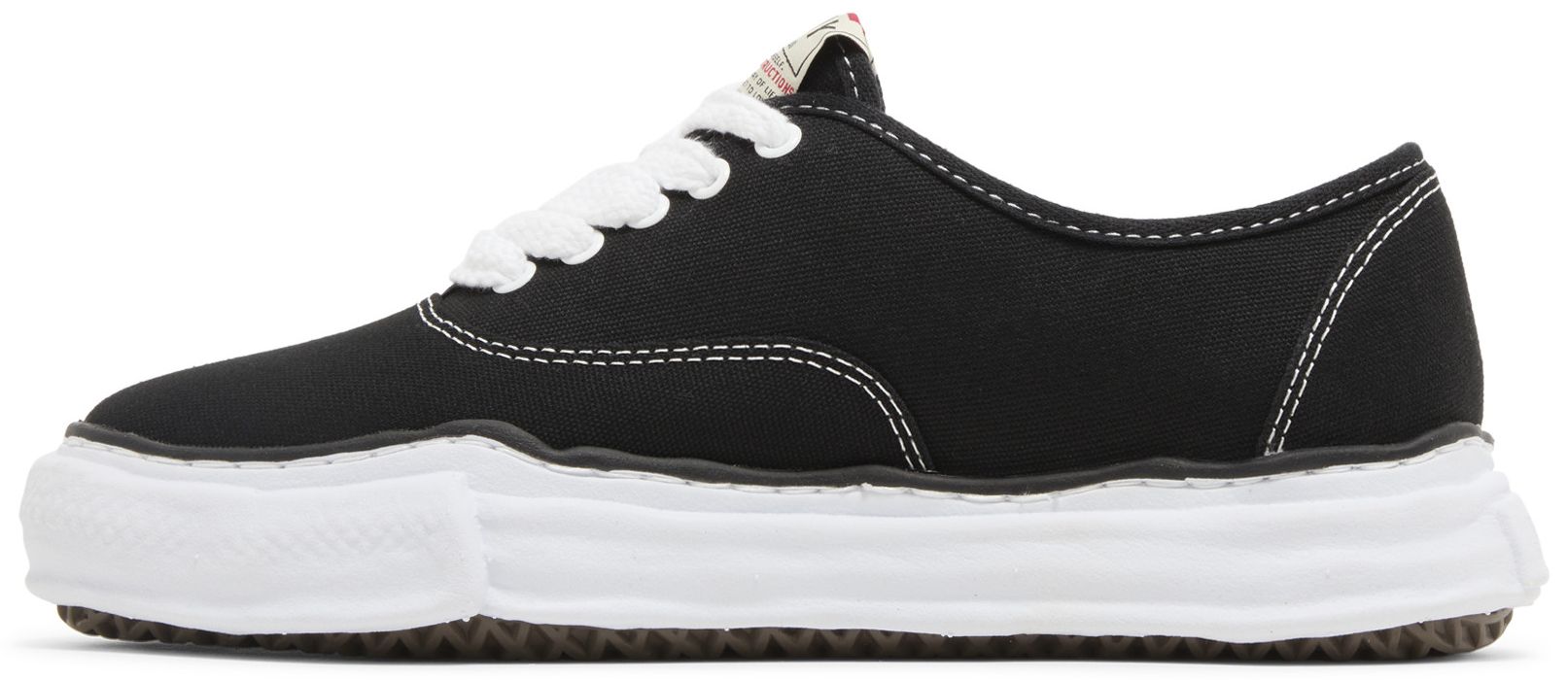 [A02FW704] Mens Maison Mihara Yasuhiro BAKER OG SOLE CANVAS LOW 'BLACK'