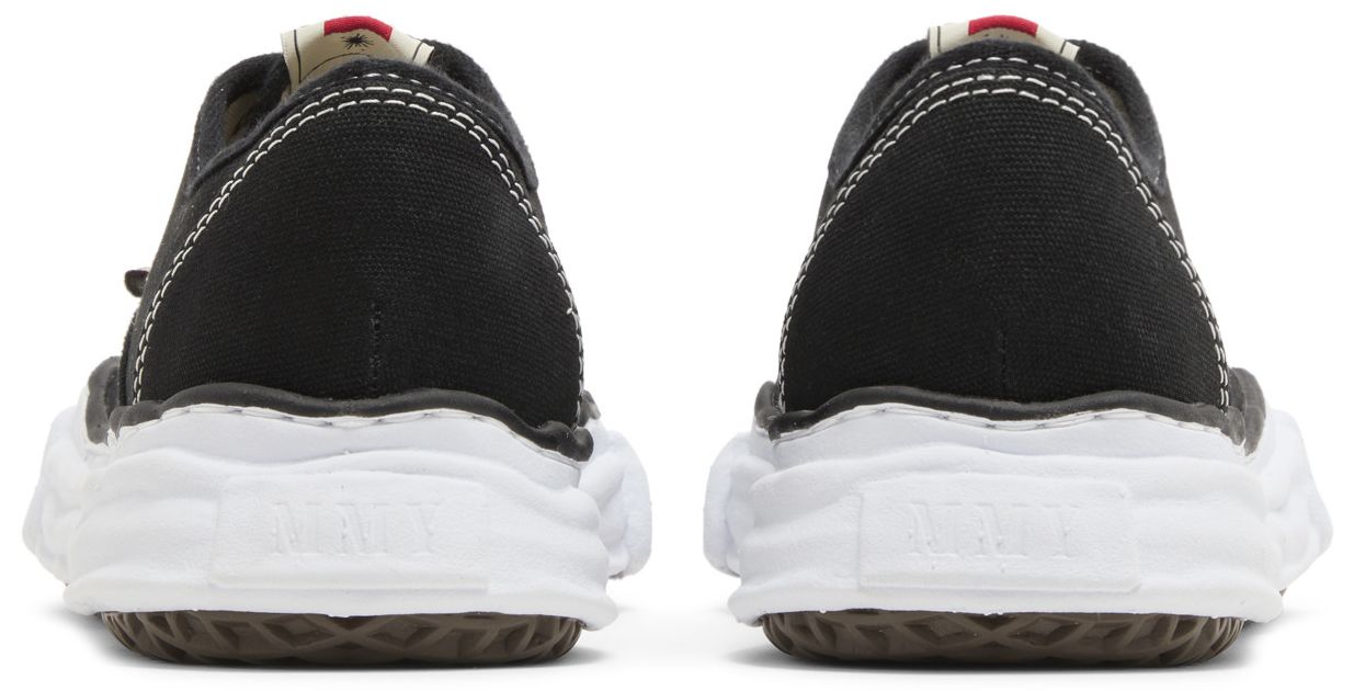 [A02FW704] Mens Maison Mihara Yasuhiro BAKER OG SOLE CANVAS LOW 'BLACK'