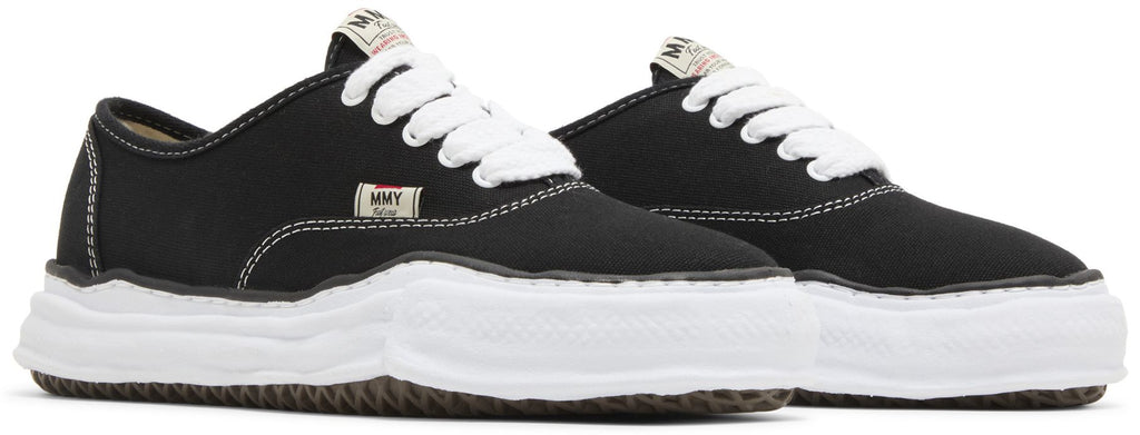 [A02FW704] Mens Maison Mihara Yasuhiro BAKER OG SOLE CANVAS LOW 'BLACK'