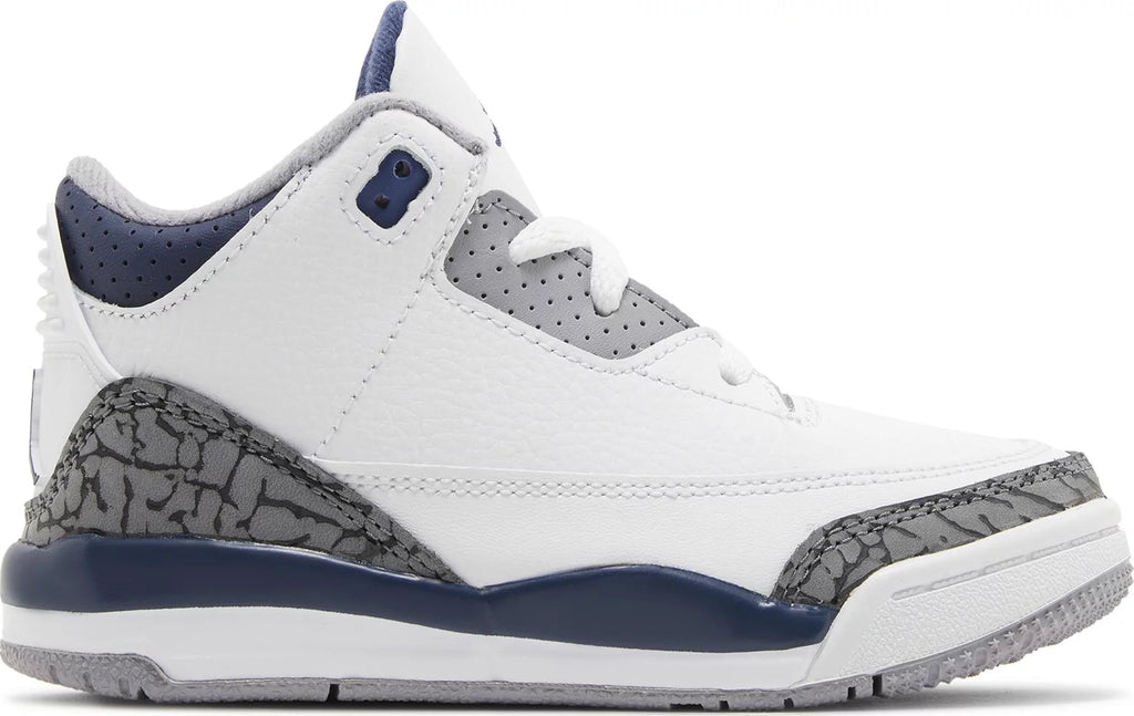 [DM0968-140] Toddlers Air Jordan Retro 3 'Midnight Navy' (TD)