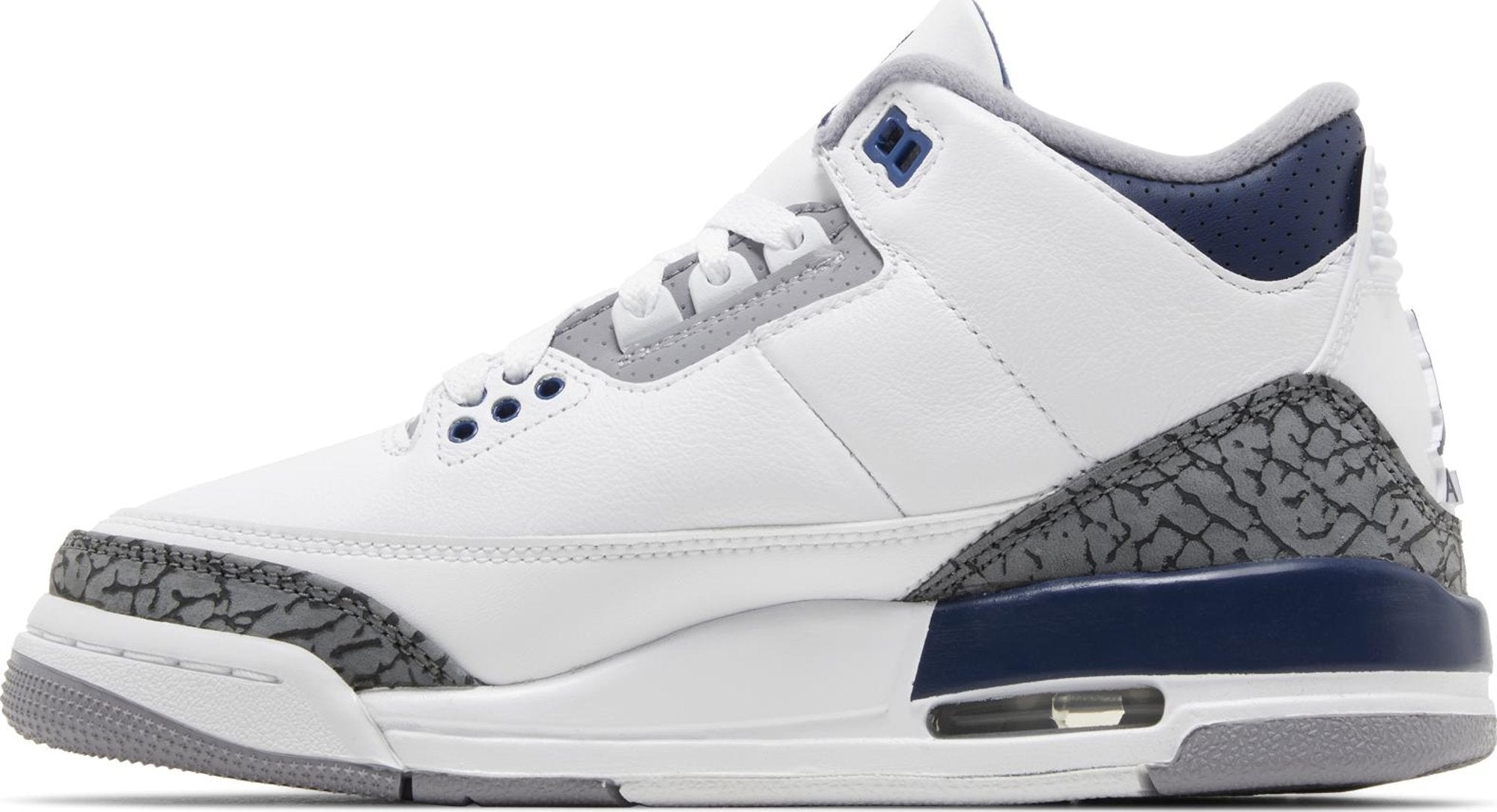 [DM0967-140] Grade School Air Jordan RETRO 3 'MIDNIGHT NAVY (GS)'