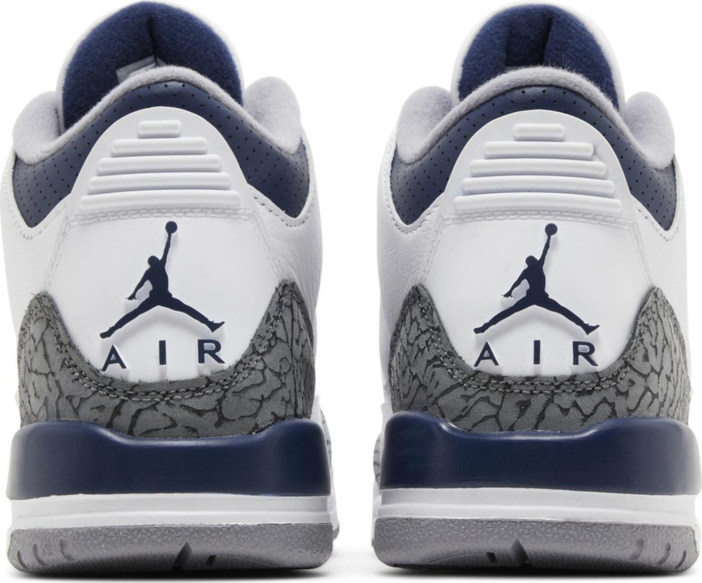 [DM0967-140] Grade School Air Jordan RETRO 3 'MIDNIGHT NAVY (GS)'