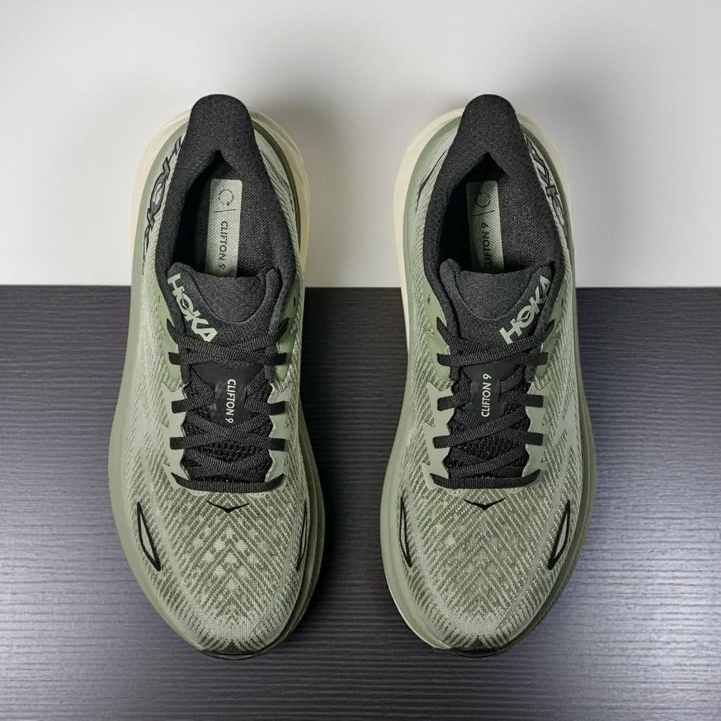[1127895-SSFR] MENS HOKA CLIFTON 9 'SEA MOSS FOREST LICHEN' (MEDIUM D WIDTH)