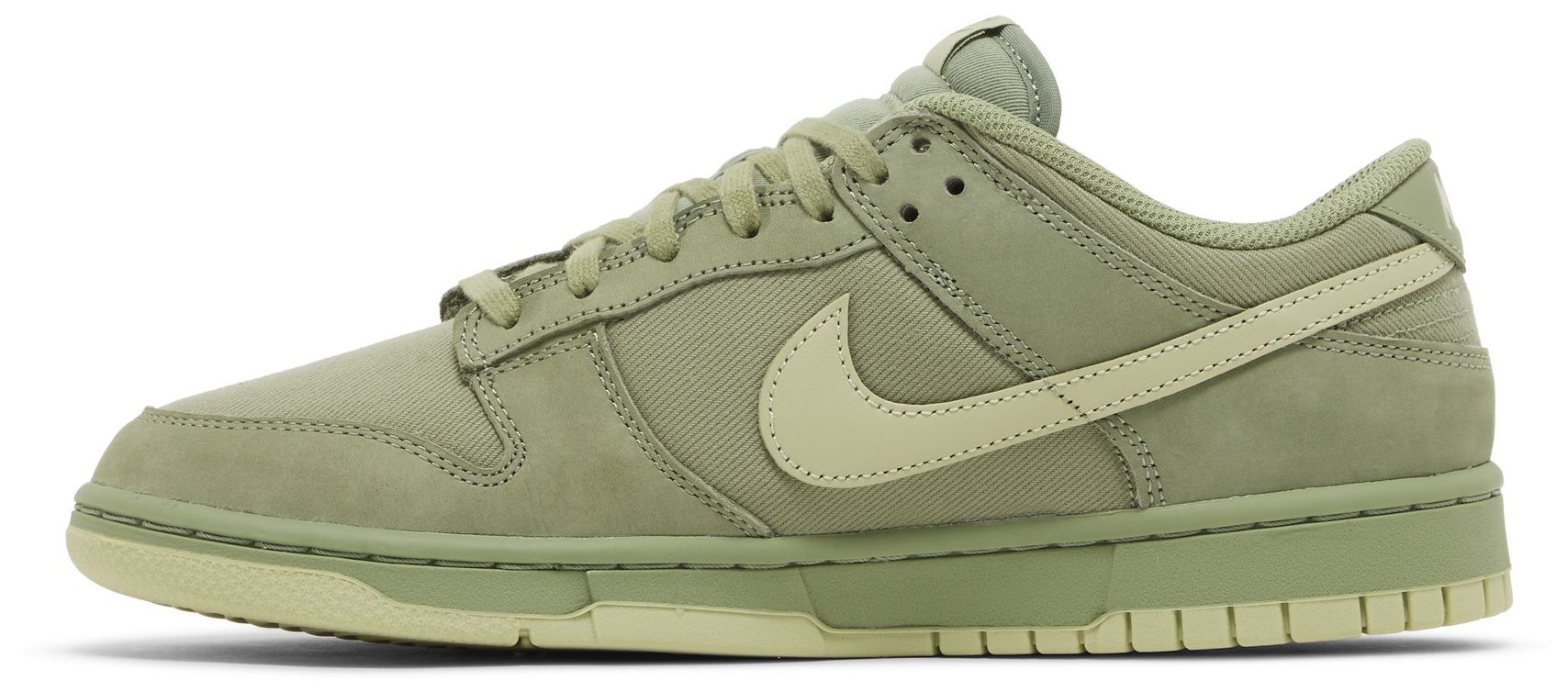 [FB8895-300] MENS NIKE DUNK LOW RETRO PREMIUM 'OIL GREEN OLIVE AURA'