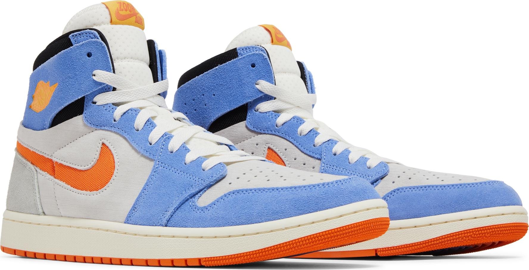 [DV1307-184] Mens Air Jordan RETRO 1 HIGH ZOOM COMFORT 2 'ROYAL PULSE ORANGE'
