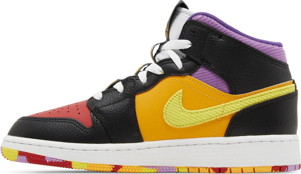[FD1317-007] Grade School Air Jordan Retro 1 Mid SS 'Six Championships' (GS)
