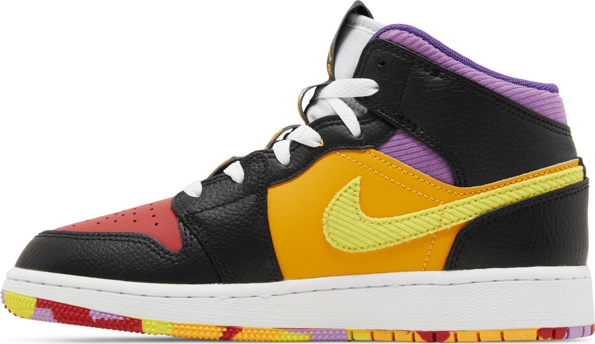 [FD1317-007] Grade School Air Jordan Retro 1 Mid SS 'Six Championships' (GS)