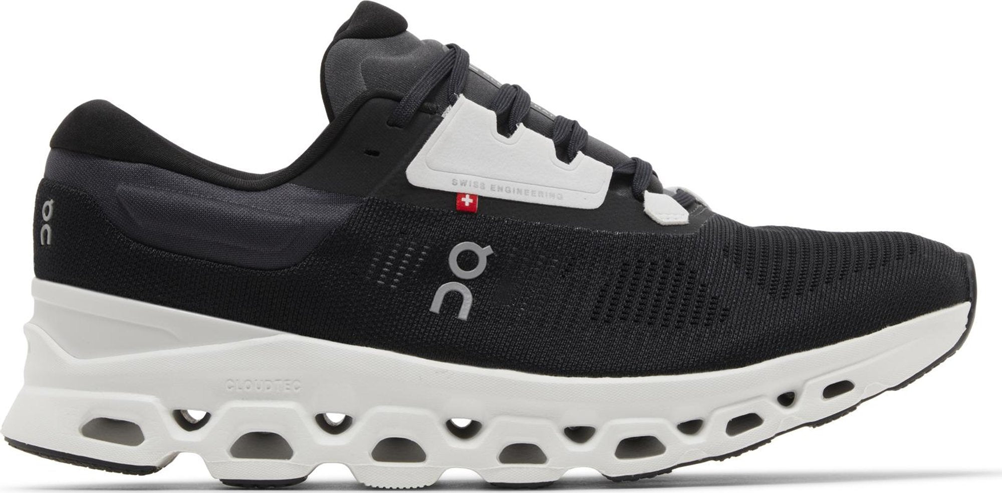 [3MD30111197] Mens On CLOUDSTRATUS 3 'BLACK FROST'