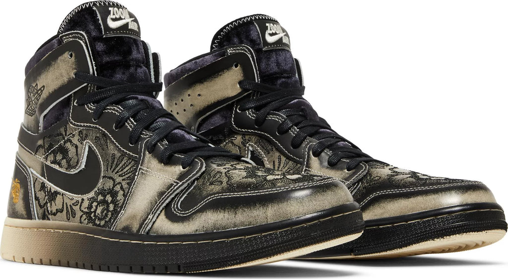 [FQ8155-010] Mens Air Jordan Retro 1 High Zoom Air CMFT 2 'Día De Muertos'