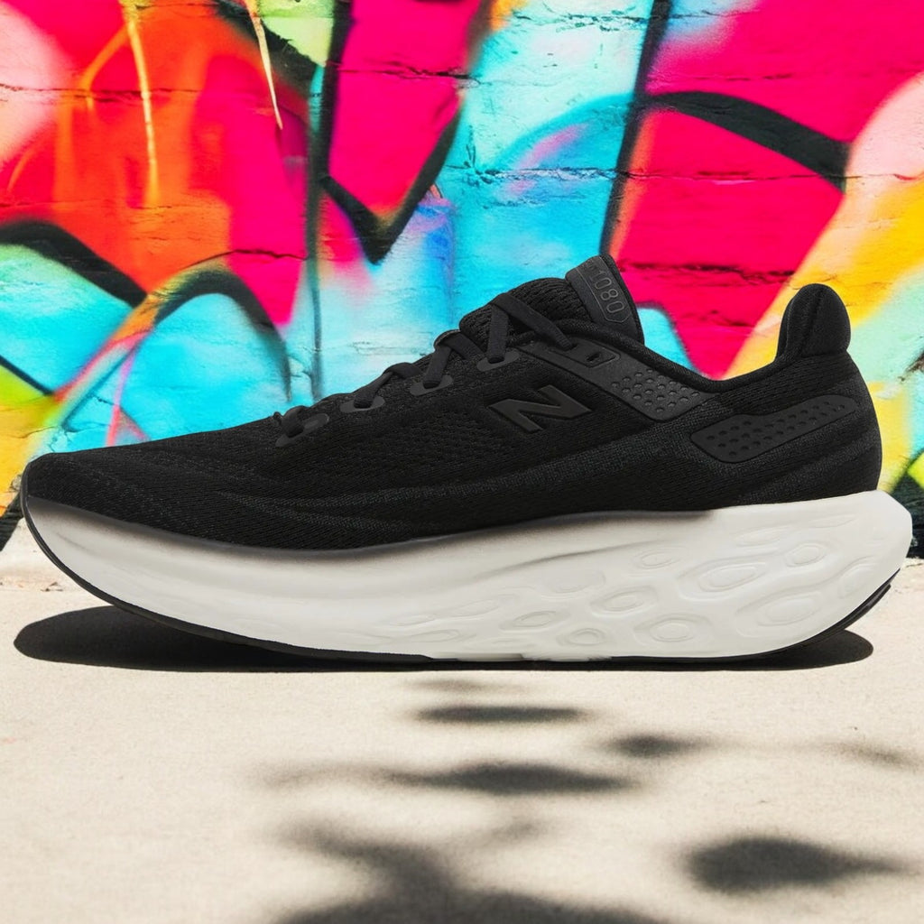 [M1080K13] MENS NEW BALANCE FRESH FOAM X 1080V13 'BLACK WHITE'