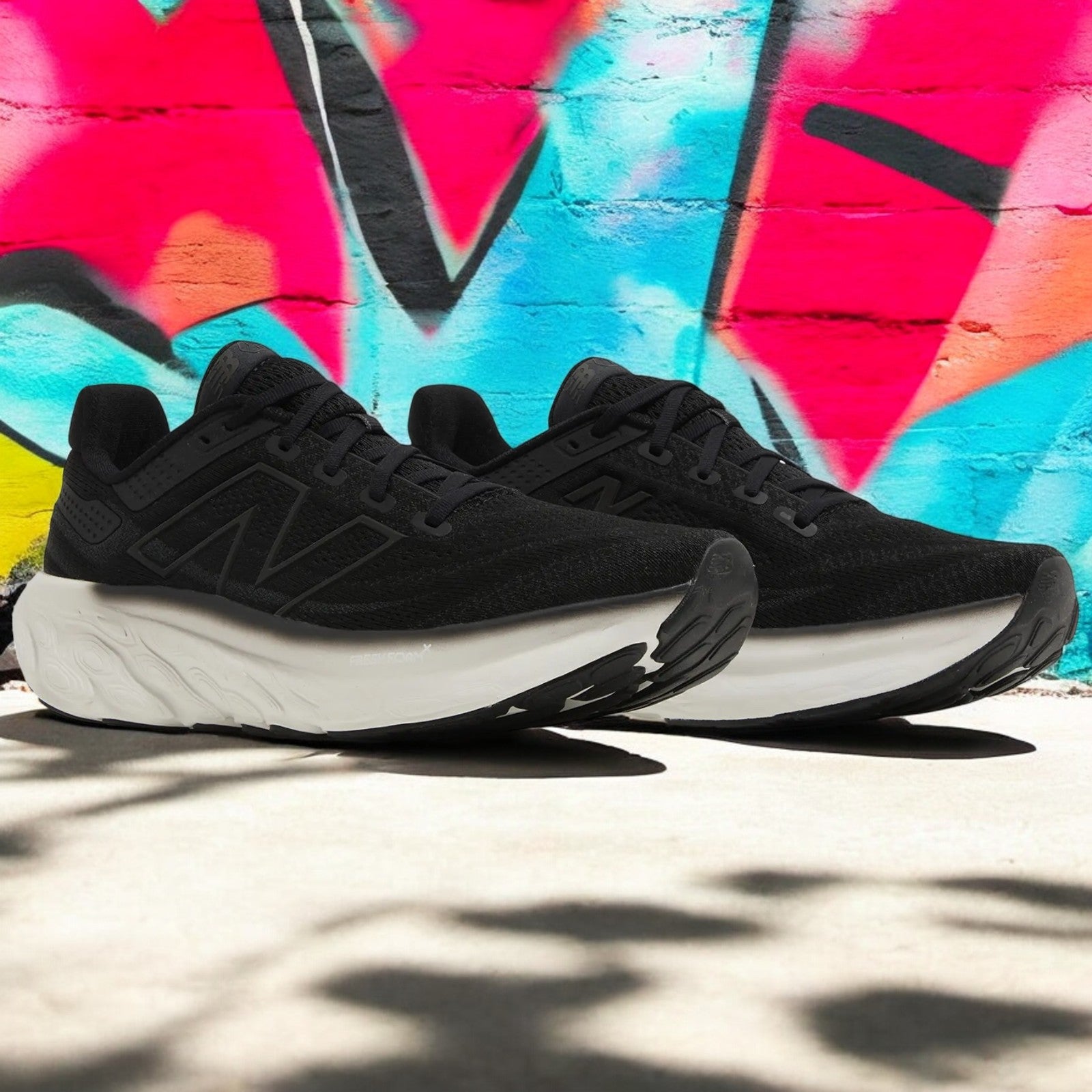 [M1080K13] MENS NEW BALANCE FRESH FOAM X 1080V13 'BLACK WHITE'