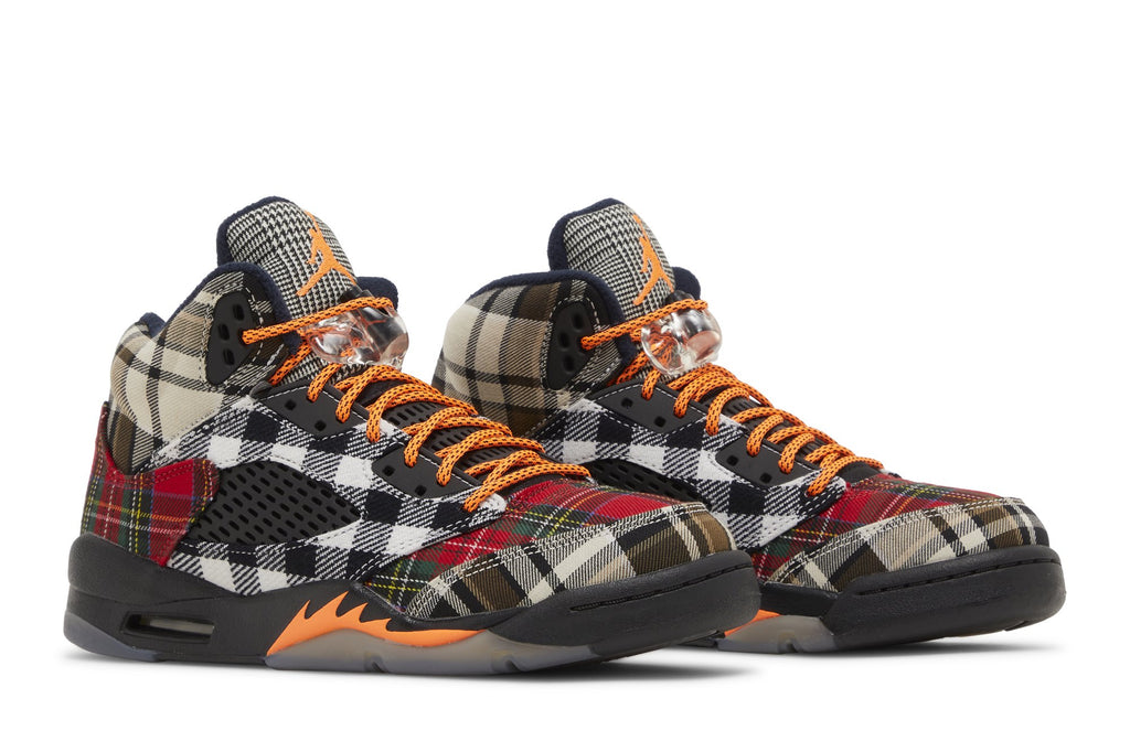 [FD4814-008] Grade School Air Jordan Retro 5 'Plaid (GS)'