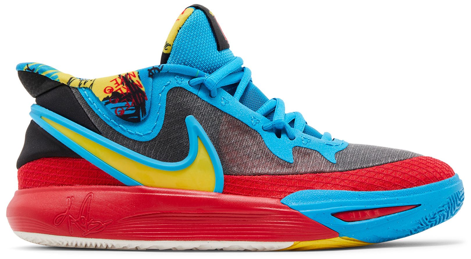 [DQ8080-012] GRADE SCHOOL NIKE KYRIE 8 GO SE 'BLACK BLUE TOUR YELLOW' (GS)
