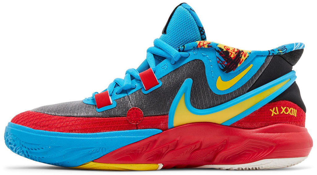 [DQ8080-012] GRADE SCHOOL NIKE KYRIE 8 GO SE 'BLACK BLUE TOUR YELLOW' (GS)
