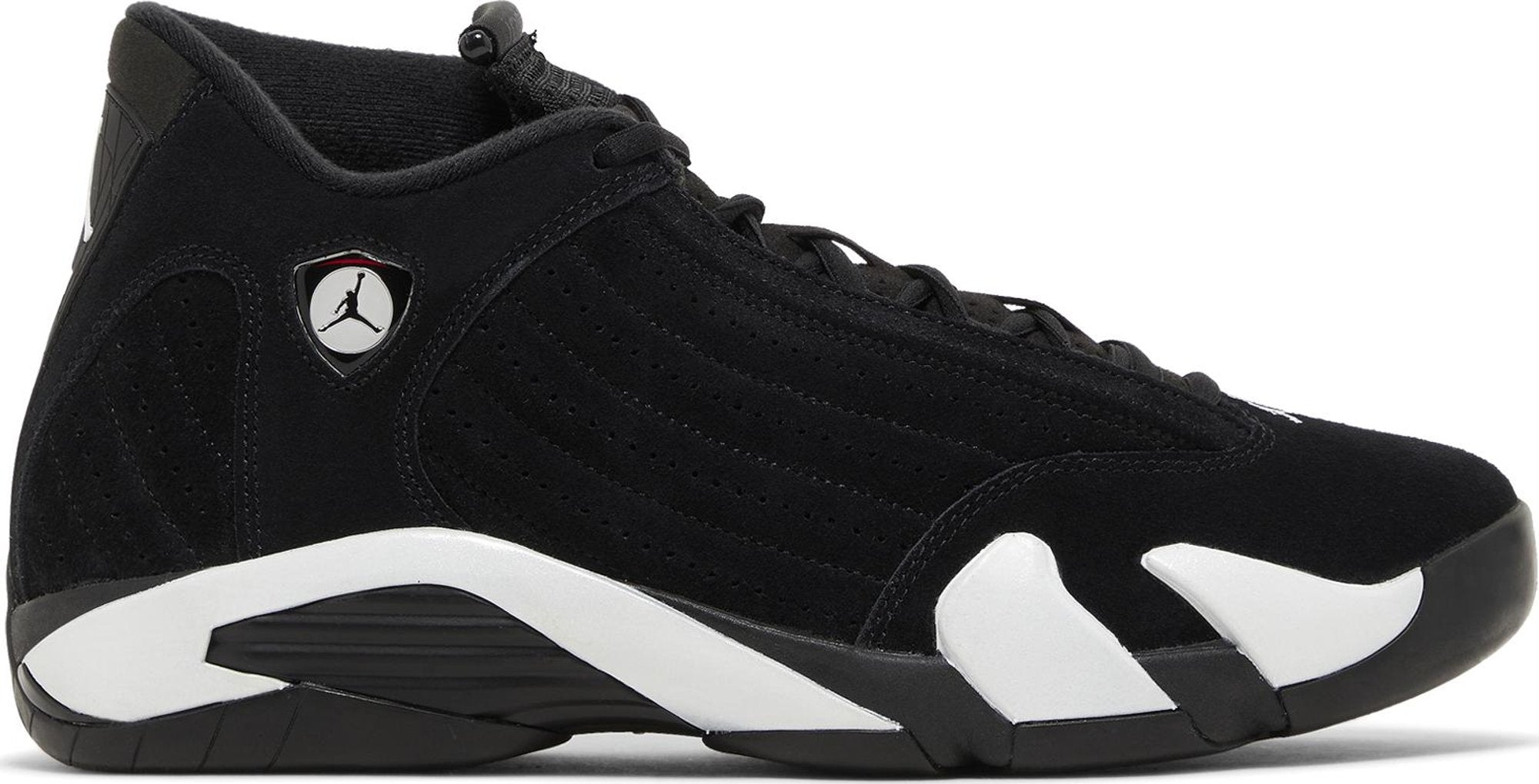 [487471-016] Mens Air Jordan RETRO 14 'BLACK WHITE'