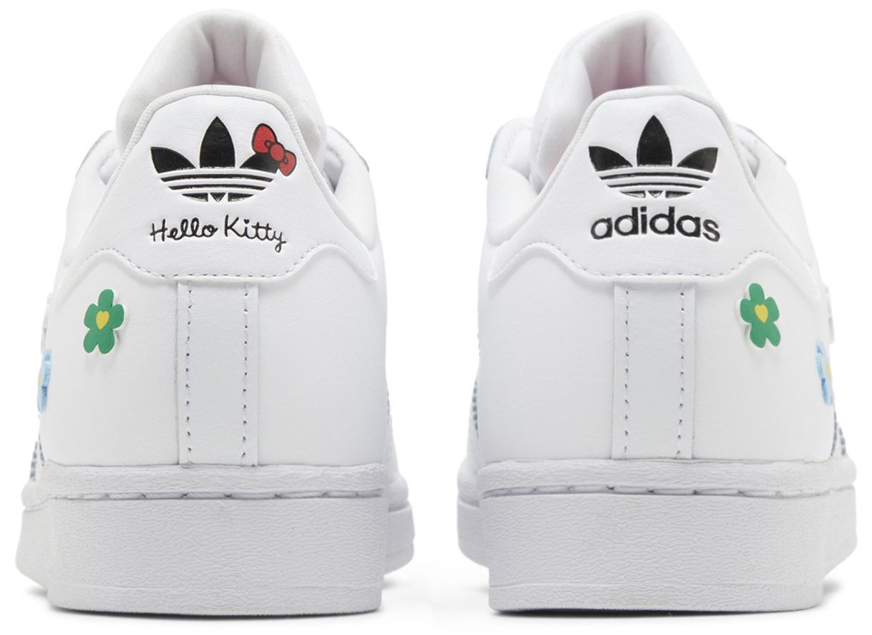 [ID7279] YOUTH ADIDAS SUPERSTAR 'HELLO KITTY FLOWERS'