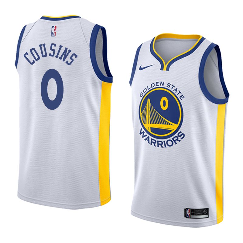 [864417-106] Mens Nike NBA Golden State Warriors DeMarcus Cousins Swingman Jersey