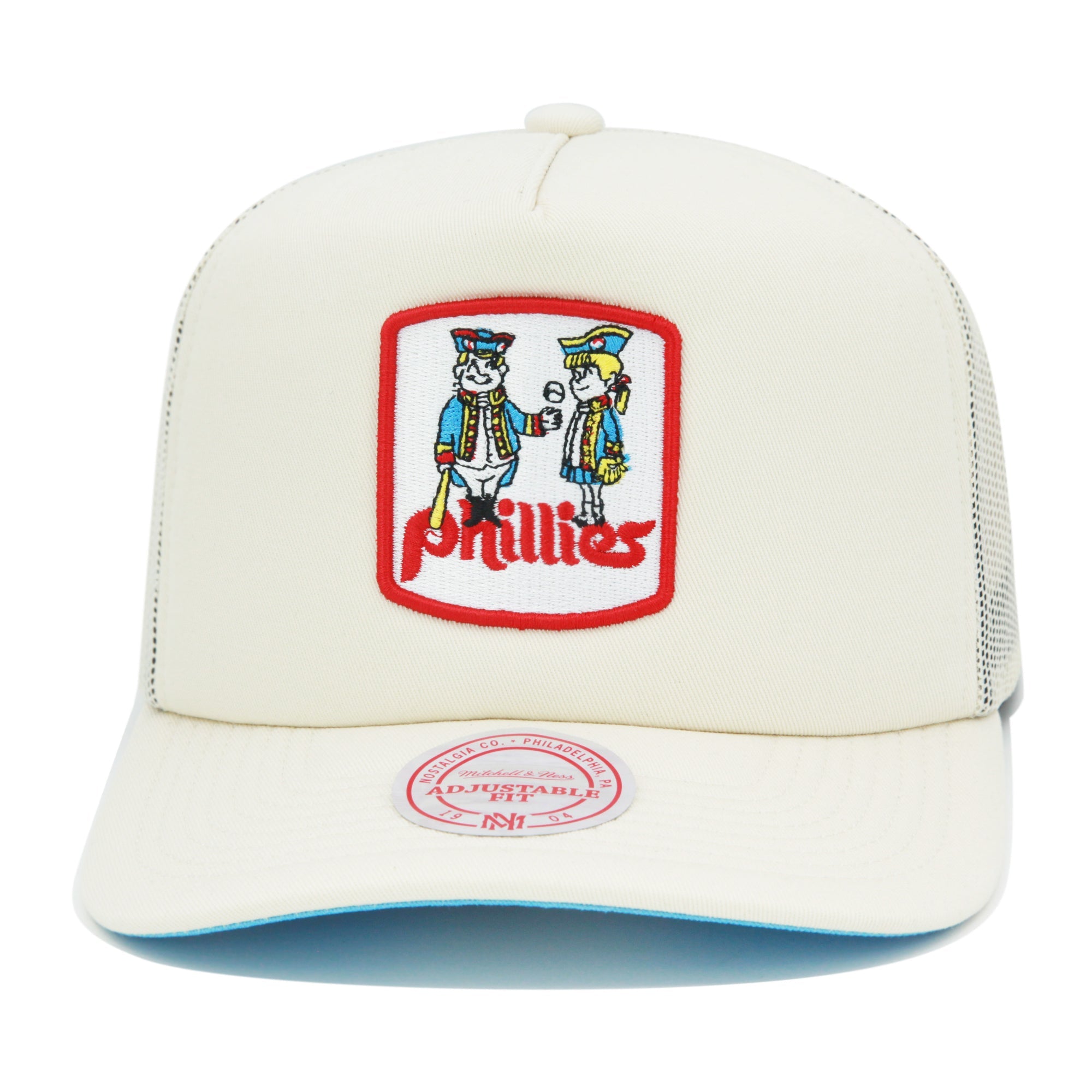 Mens Mitchell & Ness MLB EVERGREEN TRUCKER COOP PHILLIES