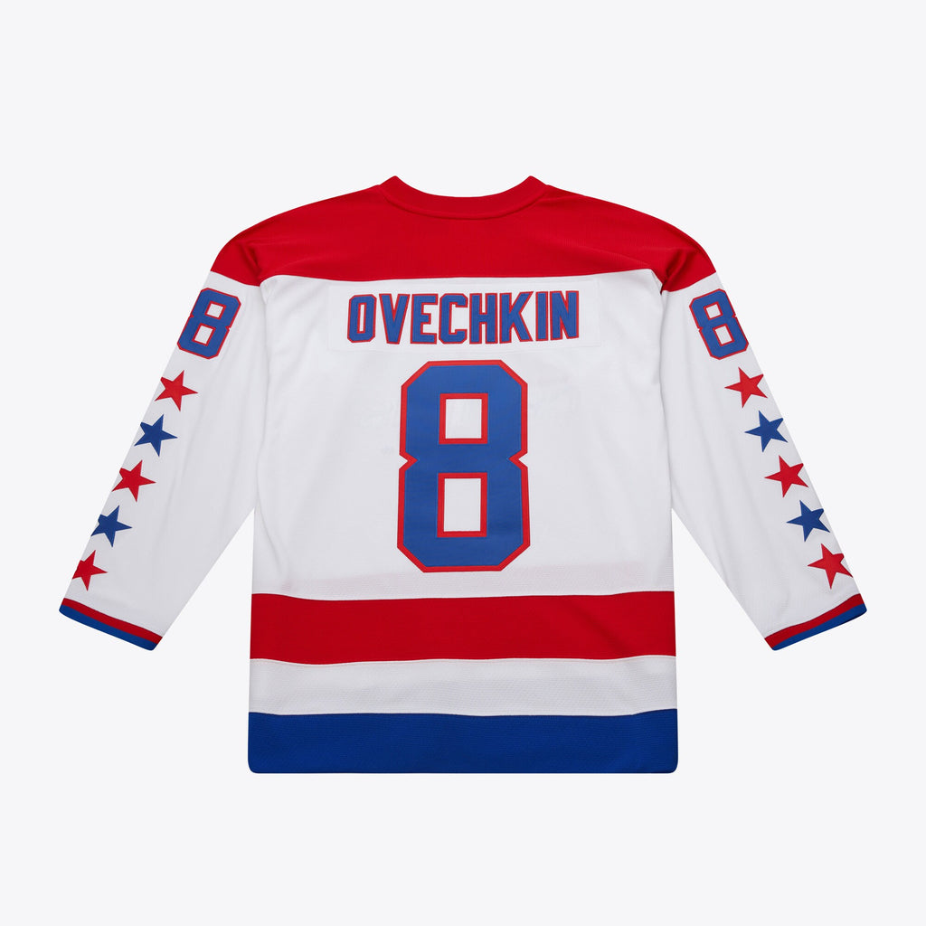 Mens Mitchell & Ness NHL WHITE ALTERNATE JERSEY CAPITALS 2012 ALEXANDER OVECHKIN
