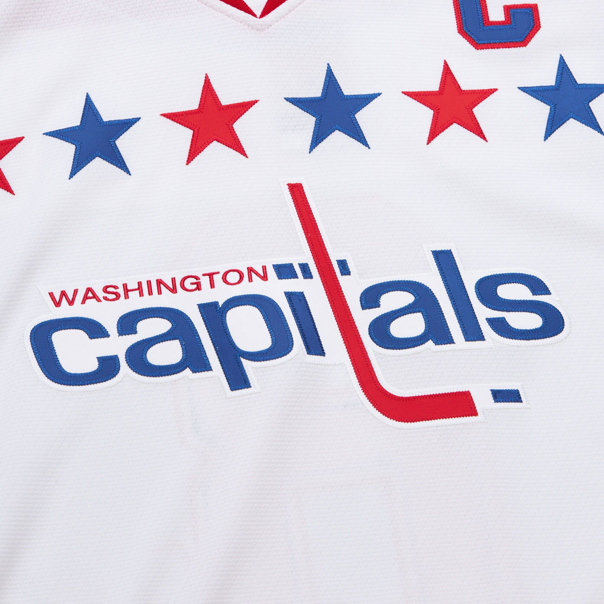 Mens Mitchell & Ness NHL WHITE ALTERNATE JERSEY CAPITALS 2012 ALEXANDER OVECHKIN