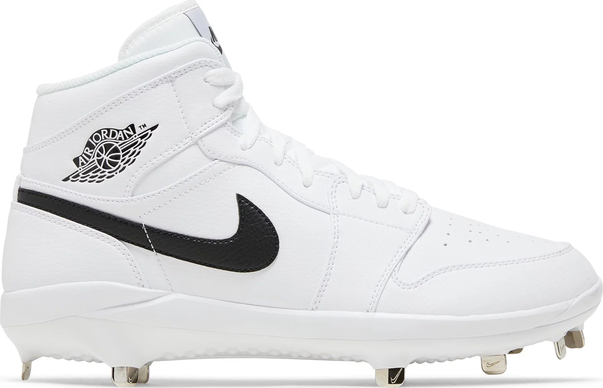[AV5355-101] Mens Air Jordan RETRO 1 METAL 'WHITE BLACK'