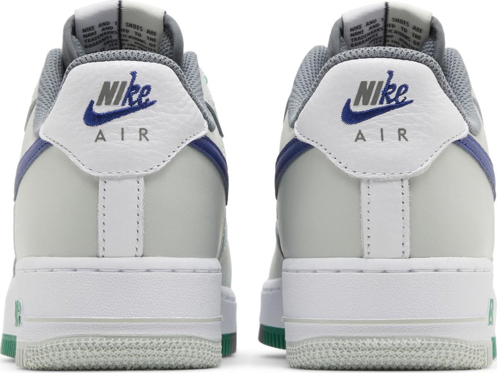 [FD2592-001] Mens Nike Air Force 1 Low '07 LV8 'Split Light Silver Deep Royal Blue'