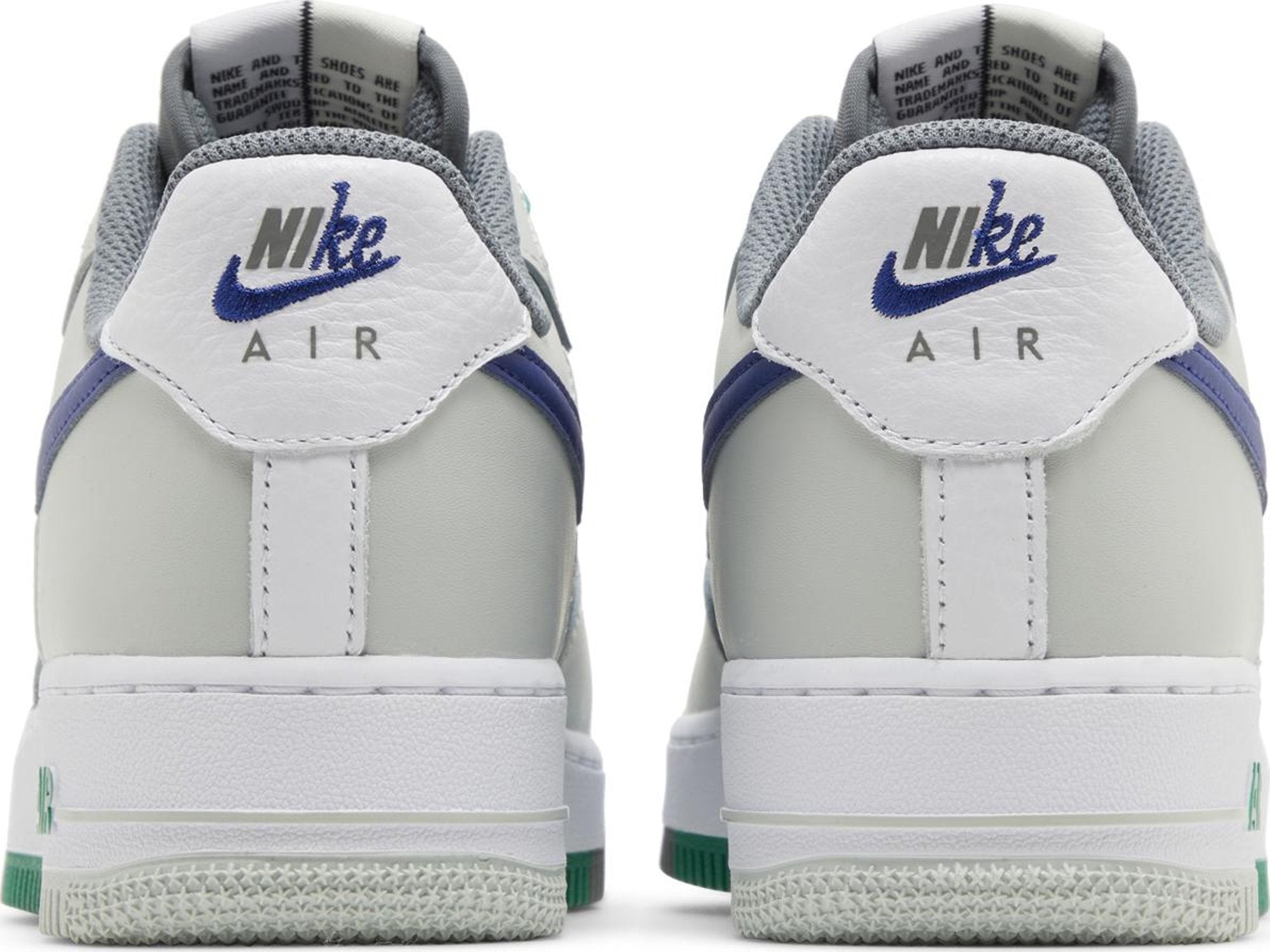 [FD2592-001] Mens Nike Air Force 1 Low '07 LV8 'Split Light Silver Deep Royal Blue'