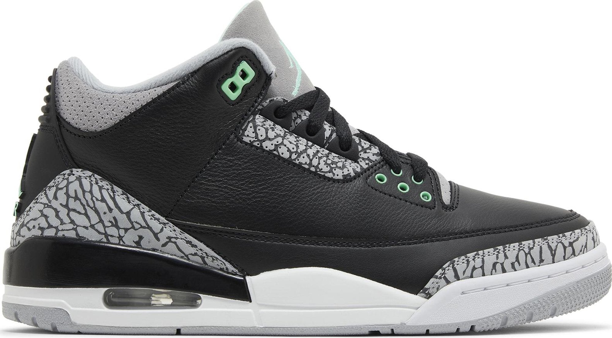[CT8532-031] Mens Air Jordan Retro 3 "Green Glow"