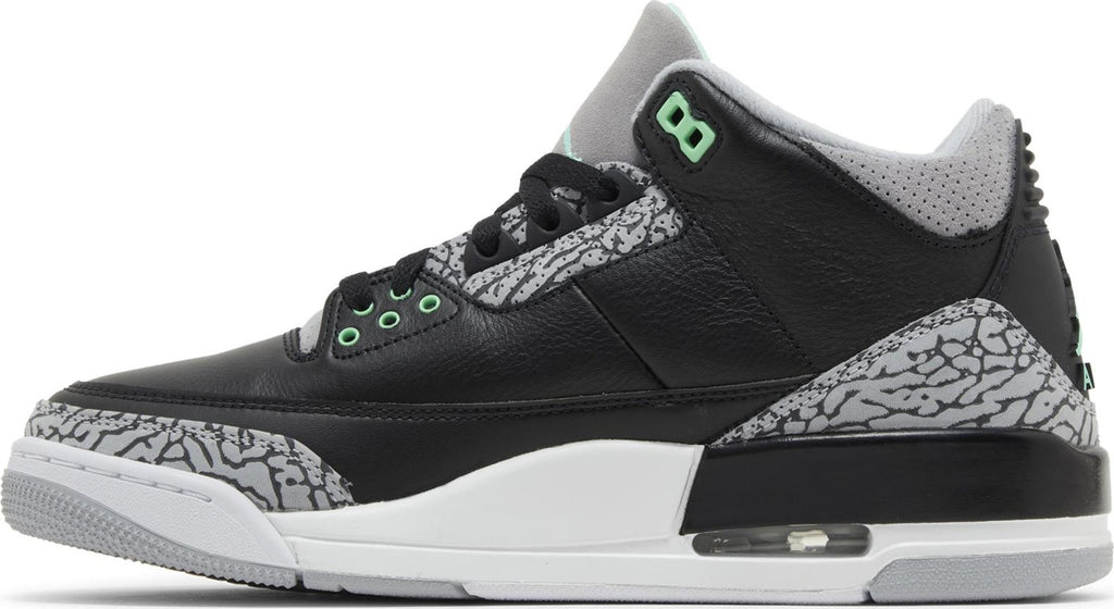 [CT8532-031] Mens Air Jordan Retro 3 "Green Glow"