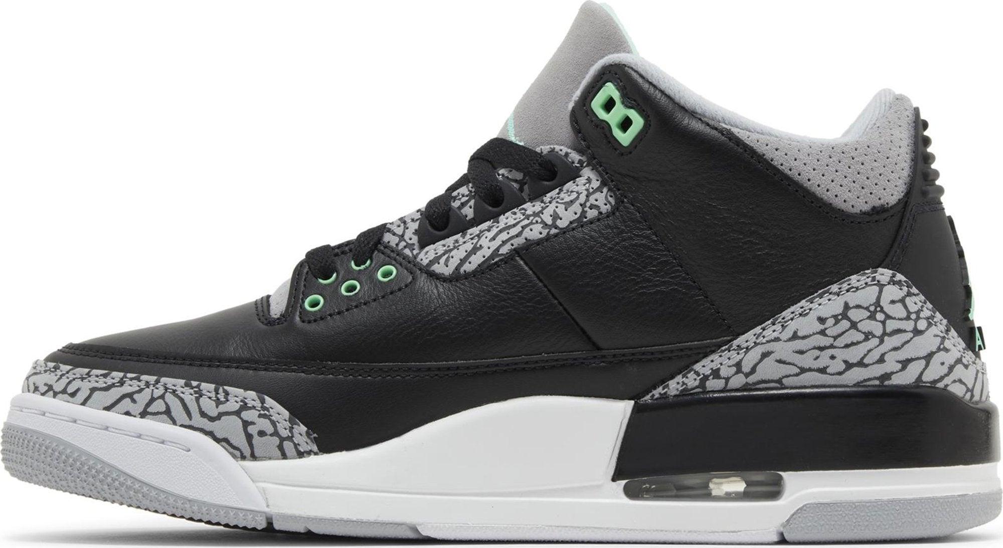 [CT8532-031] Mens Air Jordan Retro 3 "Green Glow"