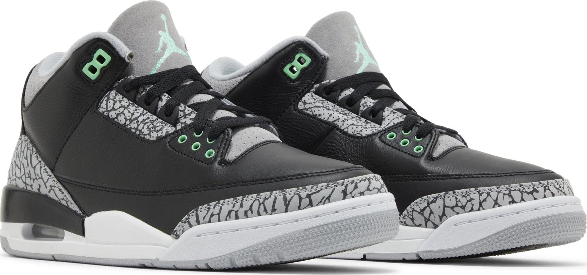 [CT8532-031] Mens Air Jordan Retro 3 "Green Glow"