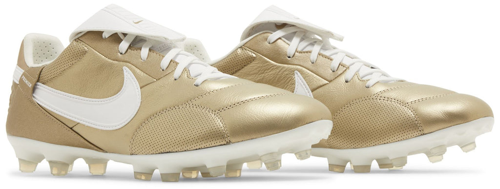 [AT5889-200] MENS NIKE PREMIER 3 FG 'METALLIC GOLD GRAIN'