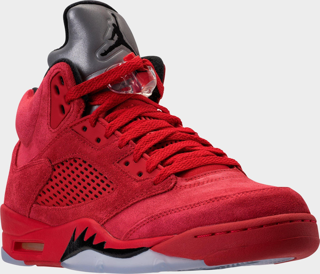 [136027-602] MENS AIR JORDAN RETRO 5 'RED SUEDE'