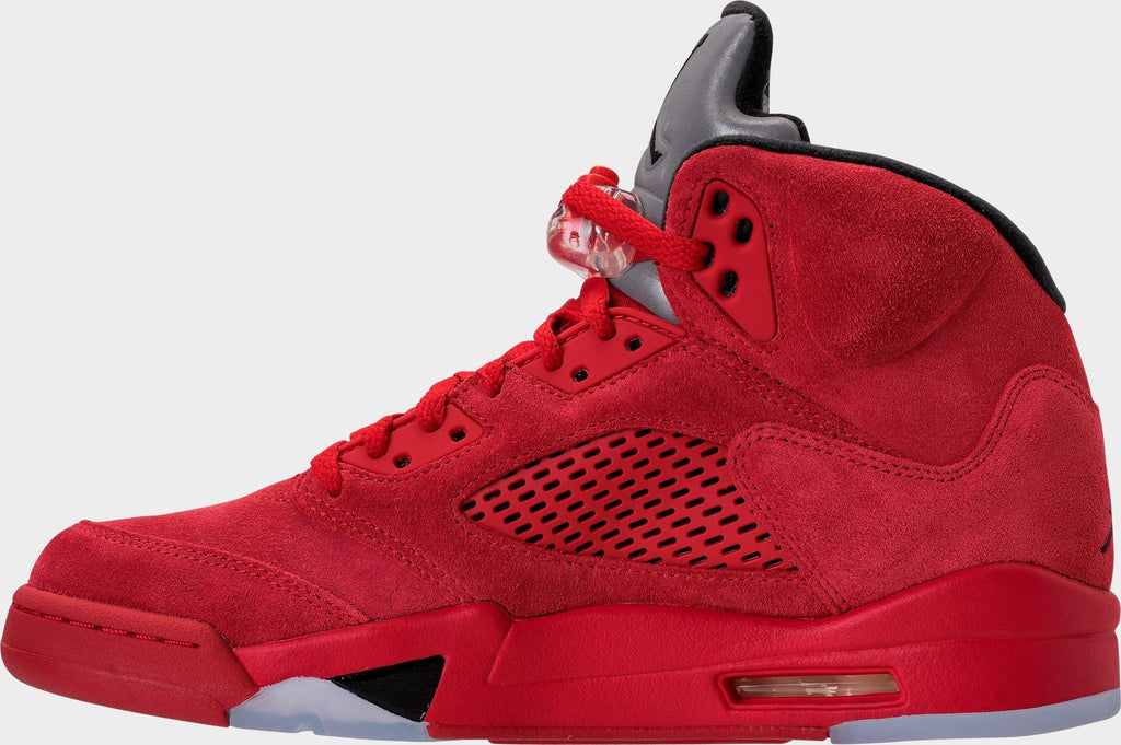 [136027-602] MENS AIR JORDAN RETRO 5 'RED SUEDE'