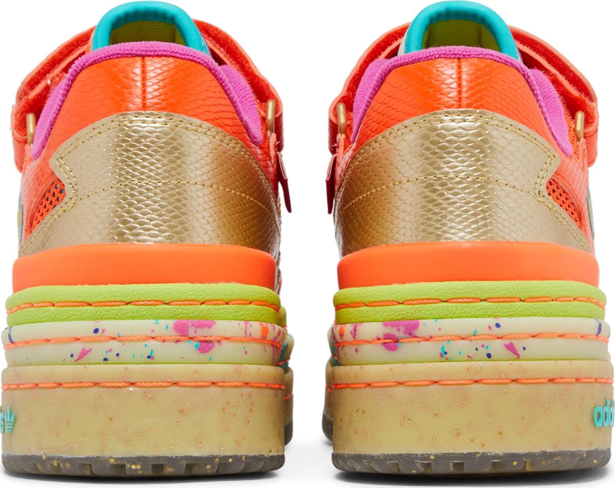 [ID8642] Womens Adidas FORUM TRIPLE PLATFORM LO