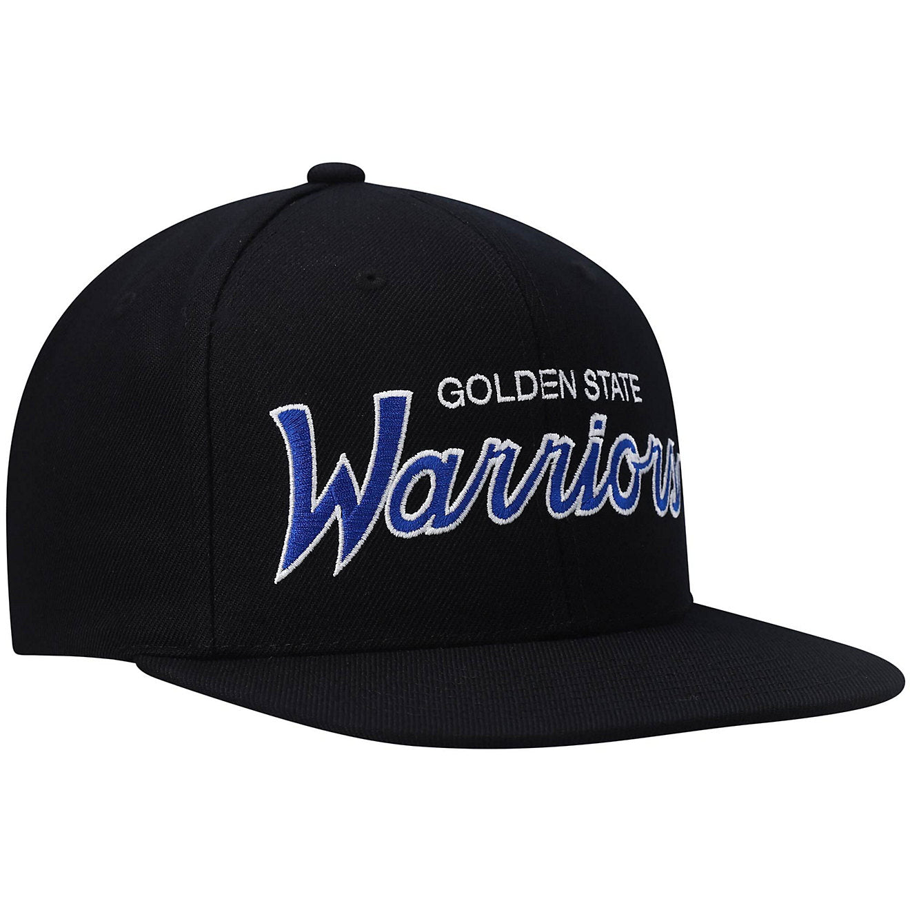 MENS MITCHELL & NESS NBA TEAM SCRIPT 2.0 SNAPBACK WARRIORS