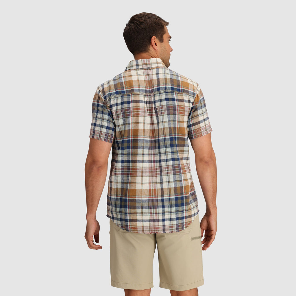 [300376-2442] MENS OUTDOOR RESEARCH WEISSE BUTTON DOWN PLAID SHIRT