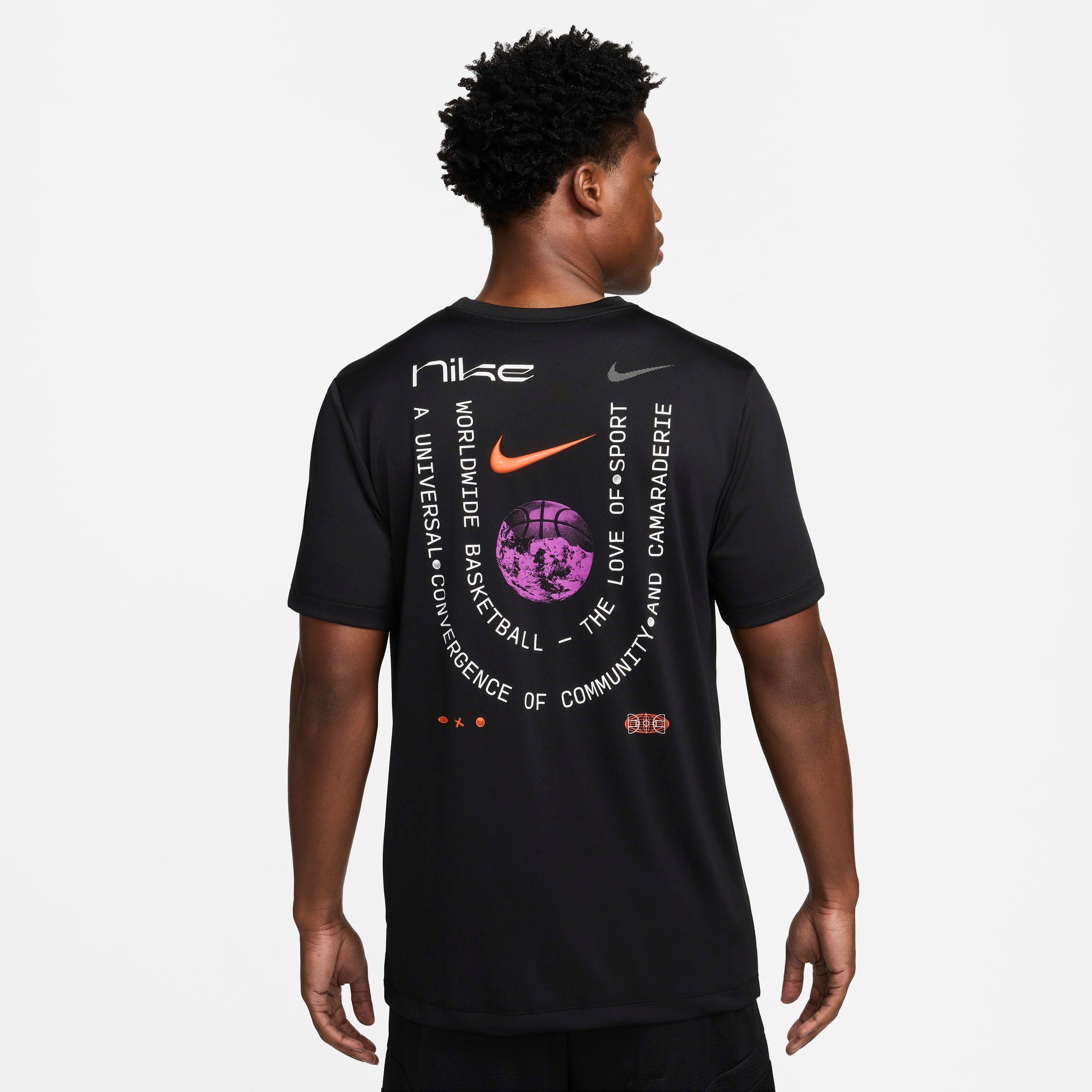 [FV8412-010] Mens Nike DRI-FIT WORLDWIDE BASKETBALL T-SHIRT